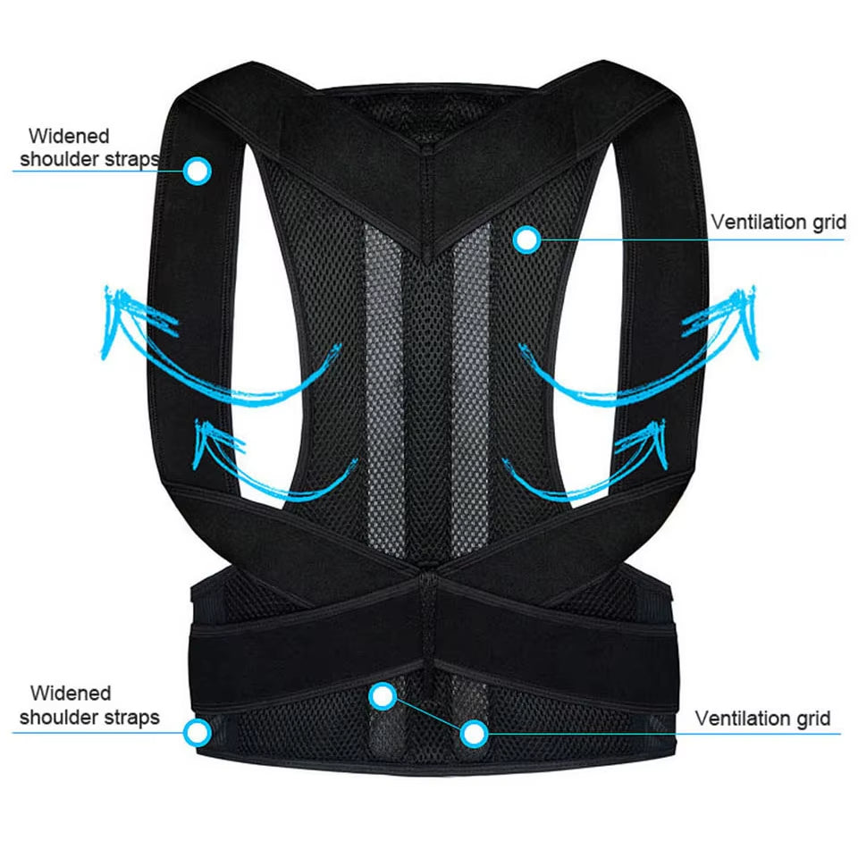 Posture belt, Posture corrector belt, Back support belt, Backbone Belt, Spine Support Belt, Back Pain Relief Shoulder Back Support Belt