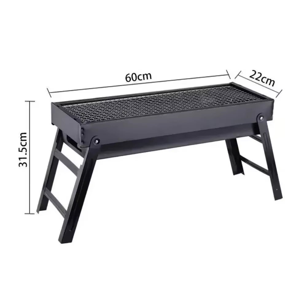 Foldable Charcoal Camping Barbecue Oven New Large BBQ Barbecue Grill Folding Portable Charcoal Outdoor Camping Picnic Burner