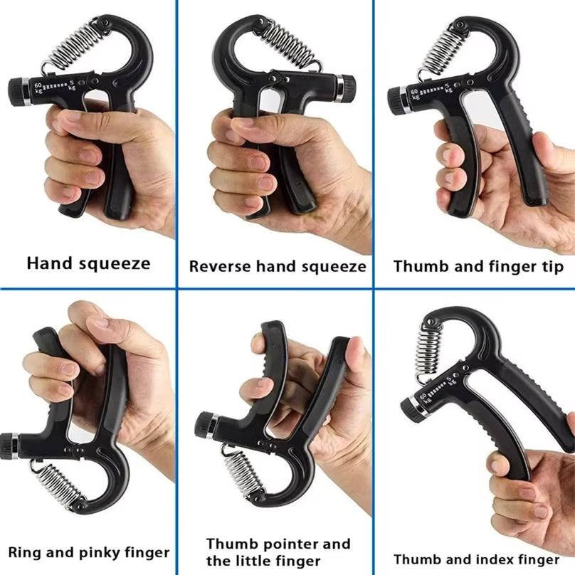 SP Dealz Counter 10KG To 60KG Weight Adjustable Professional Counter Hand Gripper for Men & Women | Counter Hand Grip|Finger Exerciser|Power Gripper