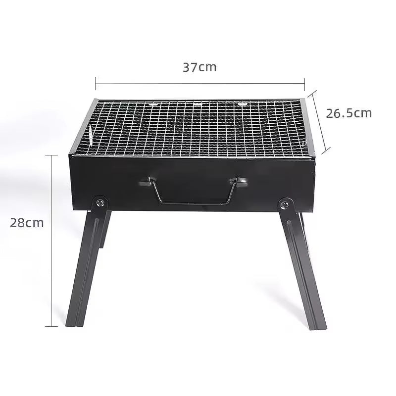 Foldable Charcoal Camping Barbecue Oven New Large BBQ Barbecue Grill Folding Portable Charcoal Outdoor Camping Picnic Burner