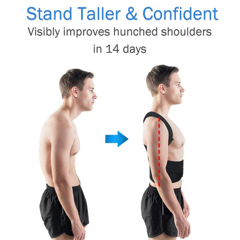 Posture belt, Posture corrector belt, Back support belt, Backbone Belt, Spine Support Belt, Back Pain Relief Shoulder Back Support Belt