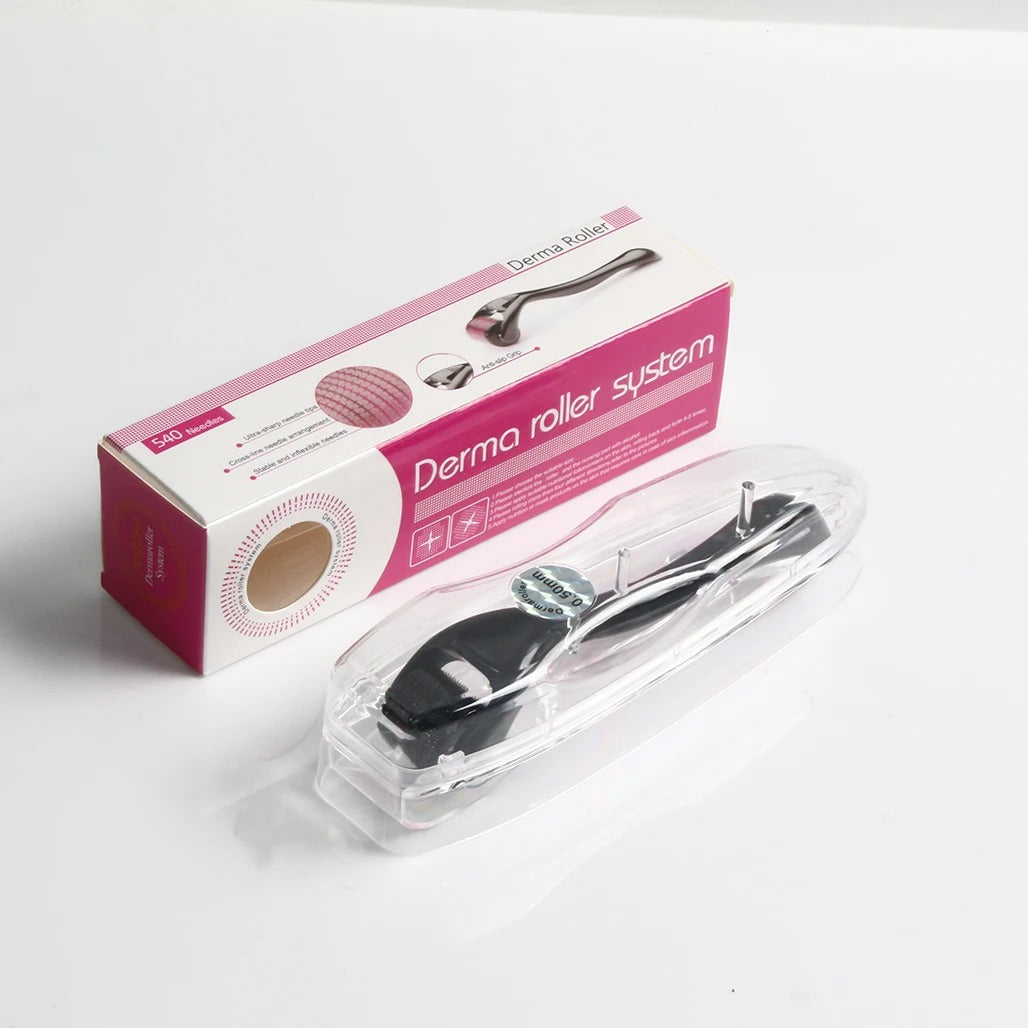 540 Derma Roller Micro Needle for Face & Skin Care – Microneedling Therapy for Rejuvenation & Hair Growth