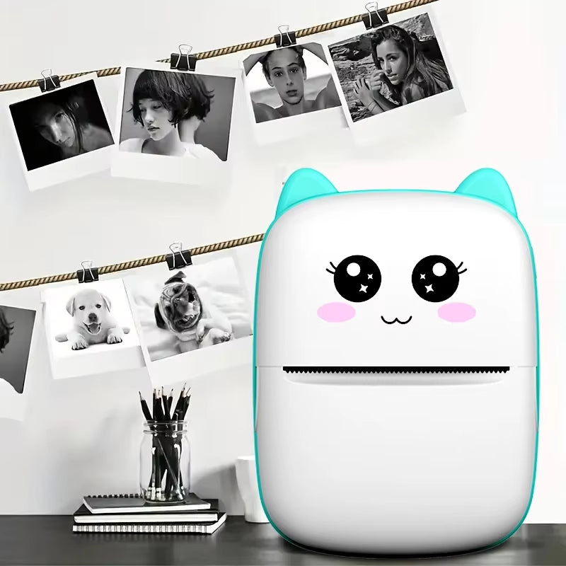 Pocket Inkless Mini Printer - Thermal Portable Bluetooth Wireless Mini Printer