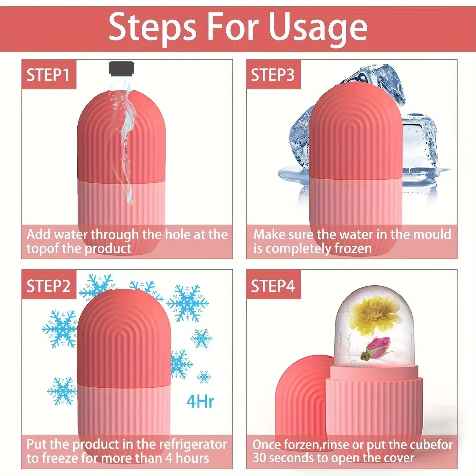 BEAUTY ICE ROLLER FOR FACE MASSAGER & EYE REUSABLE FACE ROLLERS FACIAL ROLLER BOX FACE ICE ROLLER TO ENHANCE SKIN GLOW, SHRINK & TIGHTEN PORES (PACK OF 1)