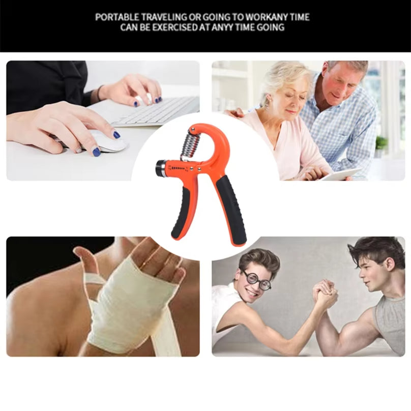 SP Dealz Counter 10KG To 60KG Weight Adjustable Professional Counter Hand Gripper for Men & Women | Counter Hand Grip|Finger Exerciser|Power Gripper