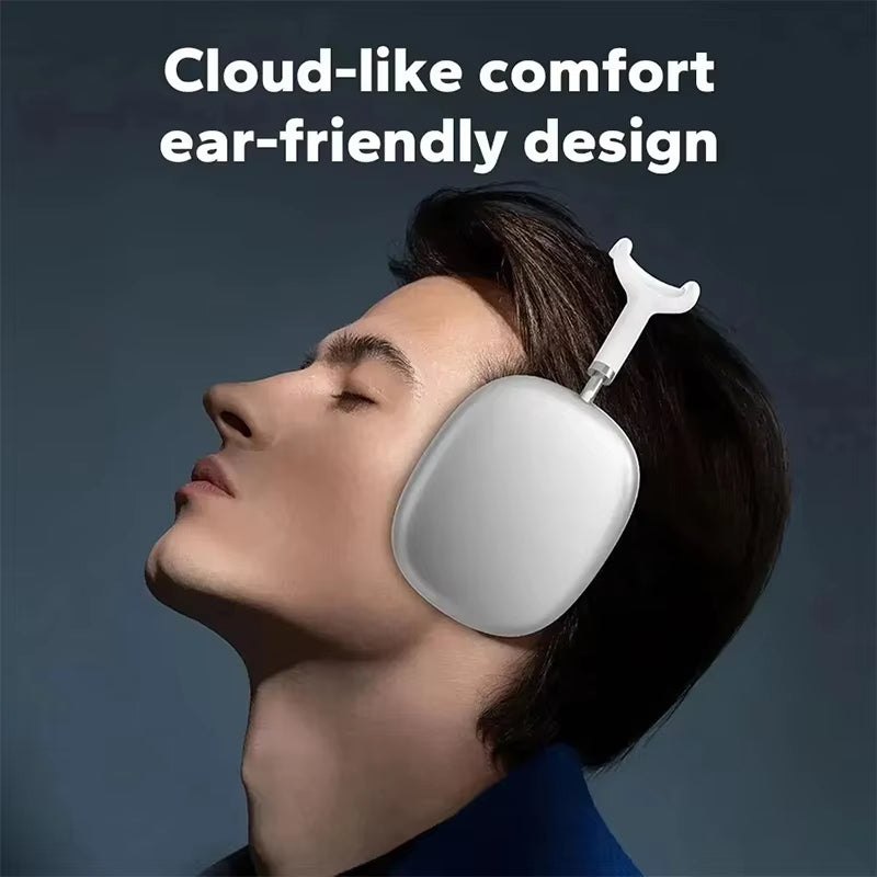 P9 Wireless Bluetooth Headphones with Mic - Pro Max, Stereo Sound Earphones for Sports and Gaming Blue Color