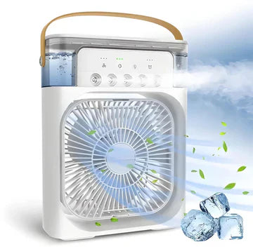 4 In 1 Fan Air Cooler - Mini Portable Cooling Fans - USB Desk Fan For Room And Office - Lightweight