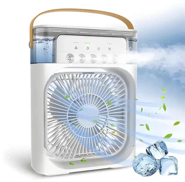 4 In 1 Fan Air Cooler - Mini Portable Cooling Fans - USB Desk Fan For Room And Office - Lightweight